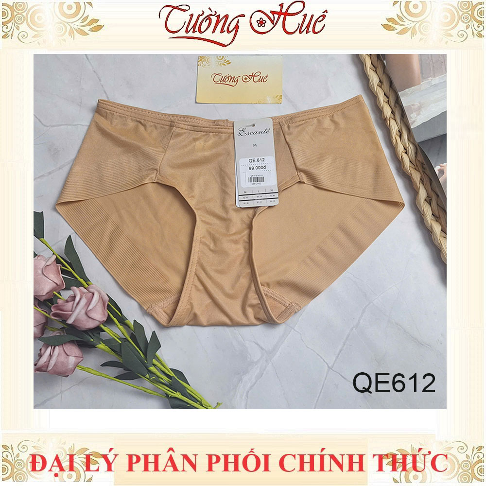 Quần Lót Nữ Thun Lạnh Escanté QE 612 Cạp Vừa Viền Mông Không Đường May Đáy Nhỏ Thoáng Mát