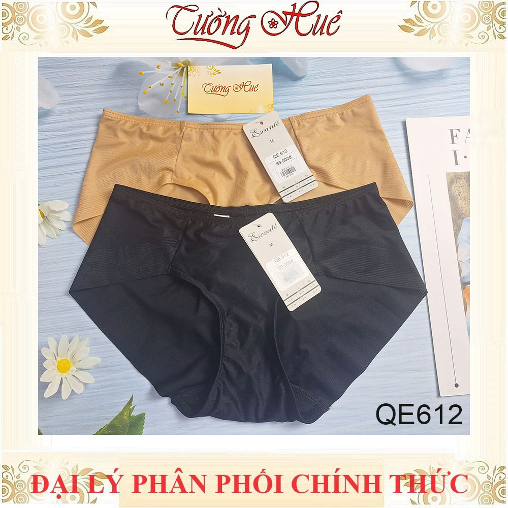 Quần Lót Nữ Thun Lạnh Escanté QE 612 Cạp Vừa Viền Mông Không Đường May Đáy Nhỏ Thoáng Mát