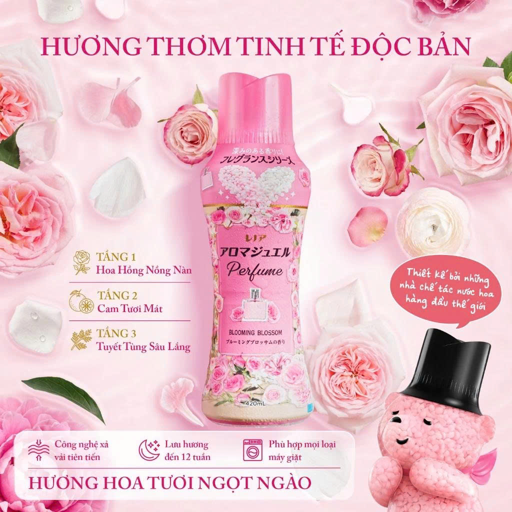 Viên Xả LENOR Hương Trà Trắng & Hương Hoa Tươi 166g ( Có sự chọn lựa)