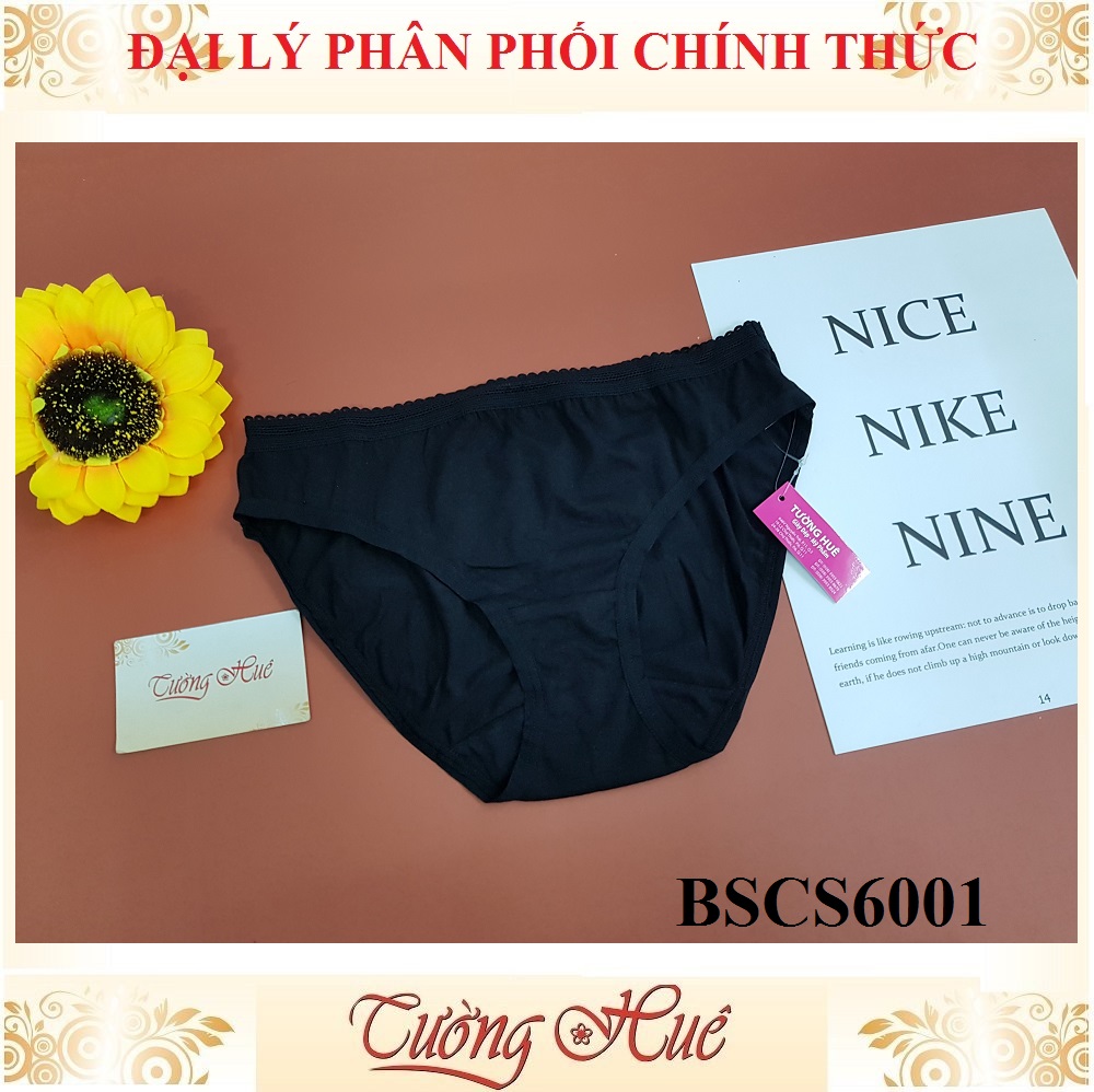 Quần lót nữ Bon Bon BSCS 6001 cotton trơn lưng cao vừa.