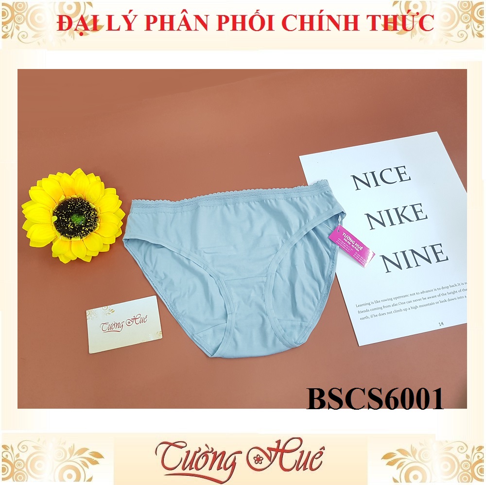 Quần lót nữ Bon Bon BSCS 6001 cotton trơn lưng cao vừa.