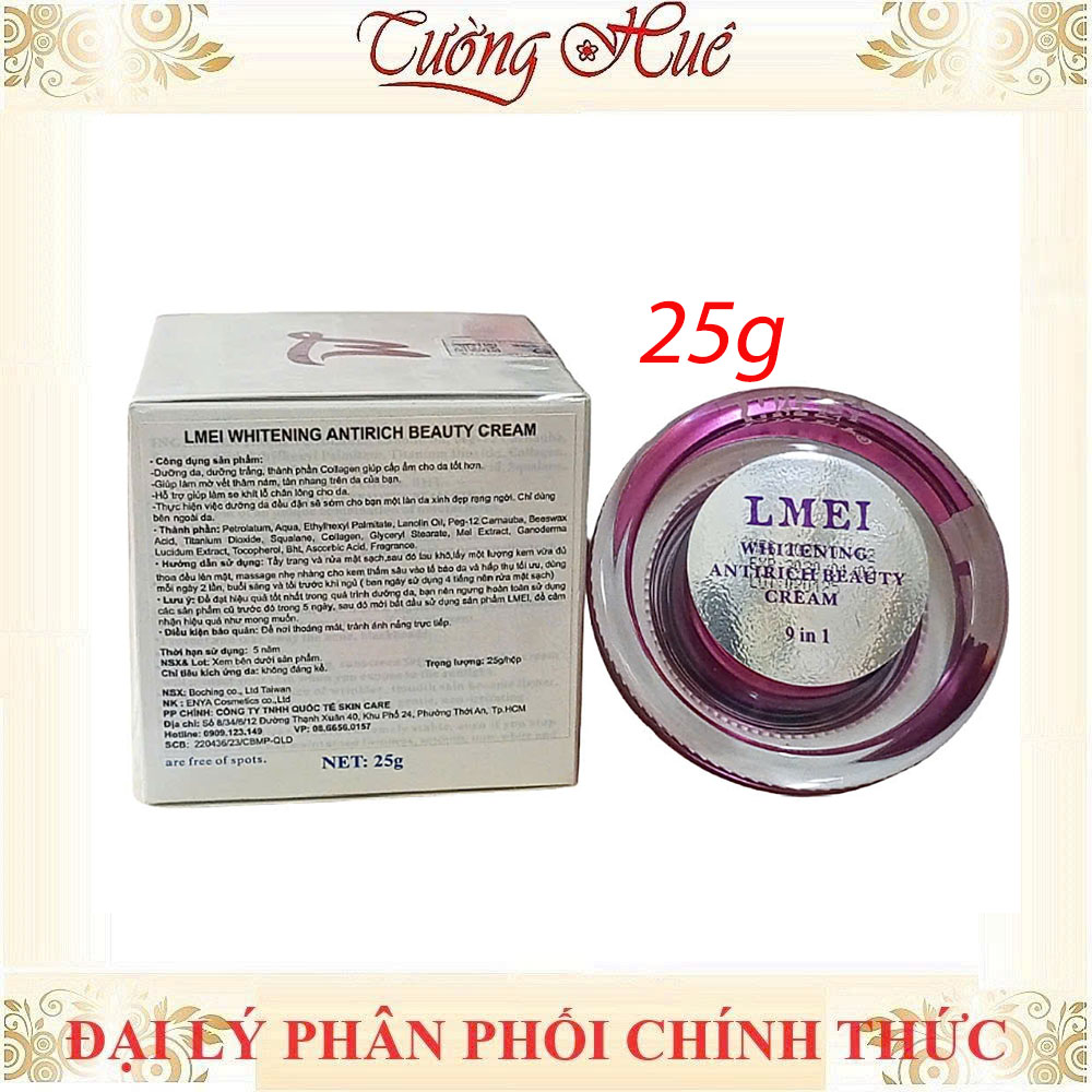 Kem Dưỡng Trắng Da Lmei Linh Chi Đông Trùng - 25g