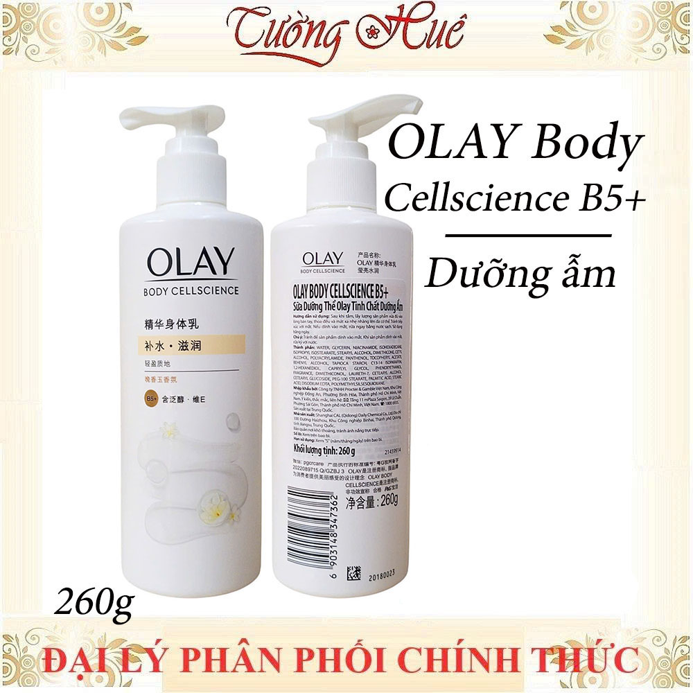 Sữa Dưỡng Thể Olay Dưỡng Ẫm Trắng Da 260g ( Có sự lựa chon )