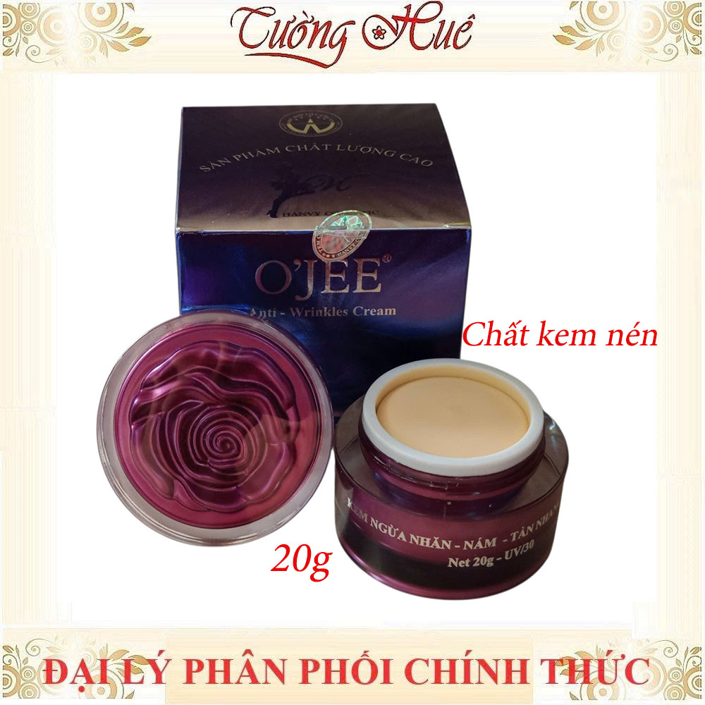 Kem O'Jee Ngừa Nhăn Nám Tàn Nhang Đồi Mồi - 20g - Tím.