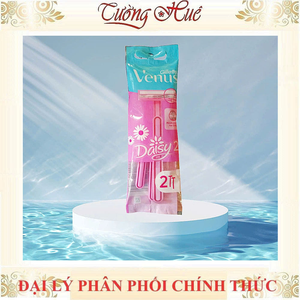 Bộ 2 Dao Cạo Gillette Venus Nữ Daisy 2 (Dao cạo dùng 1 lần) - 1 GóI 2 cây
