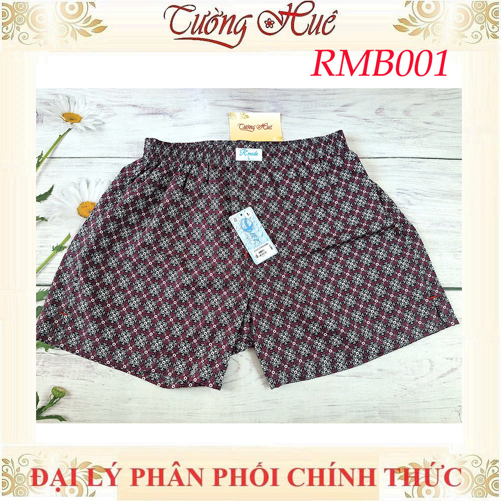 Quần Đùi Nam Mặc Nhà R'Mode RMB001 Kate Thái Mềm Mịn Chống Nhăn Thoáng Mát Họa Tiết Ngẫu Nhiên