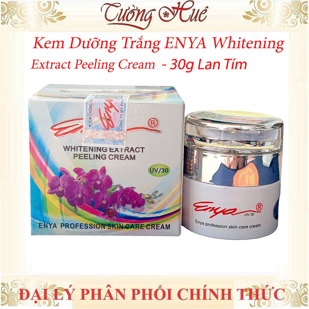 Kem Dưỡng Trắng ENYA Whitening Extract Peeling Cream - 30g - Lan tím.