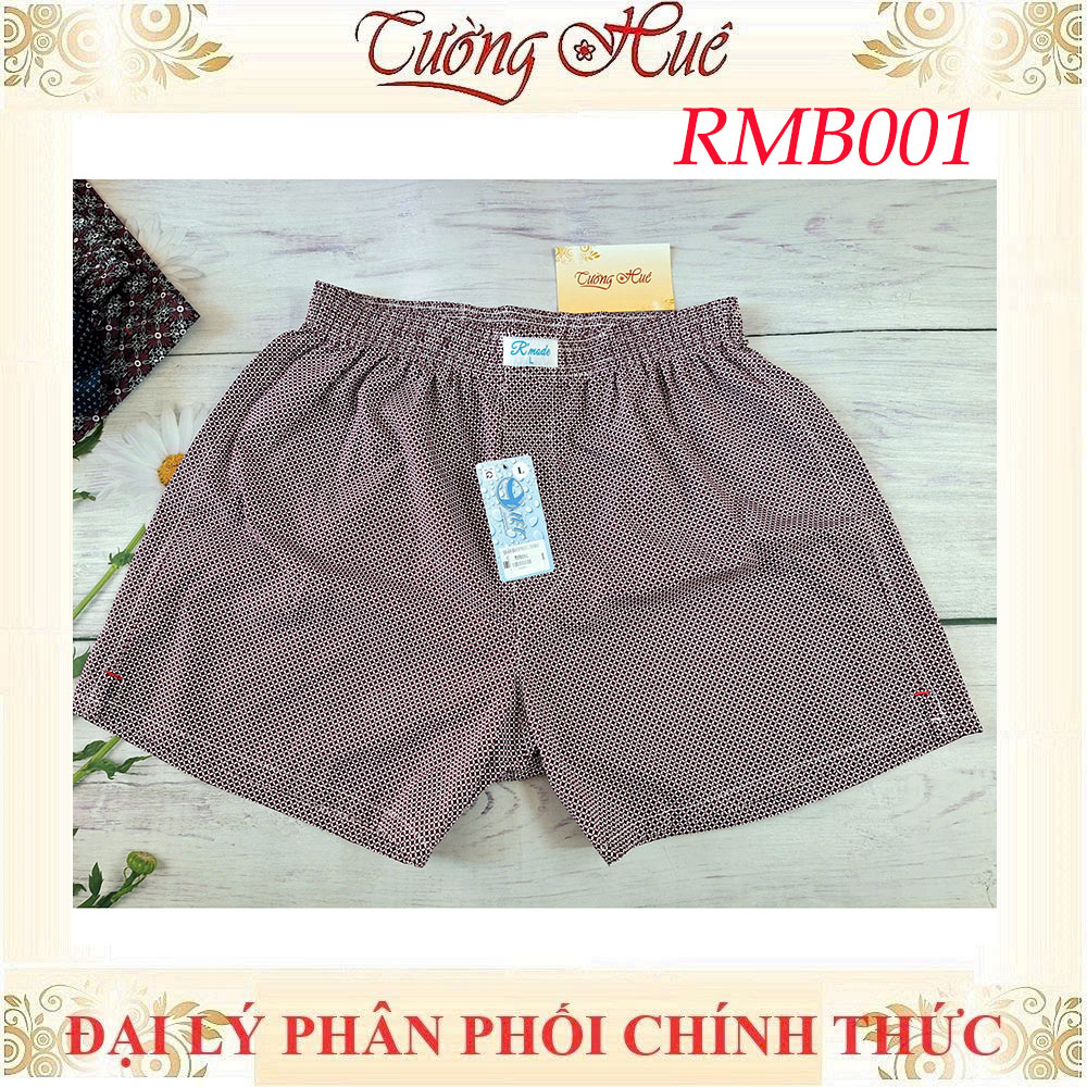 Quần Đùi Nam Mặc Nhà R'Mode RMB001 Kate Thái Mềm Mịn Chống Nhăn Thoáng Mát Họa Tiết Ngẫu Nhiên