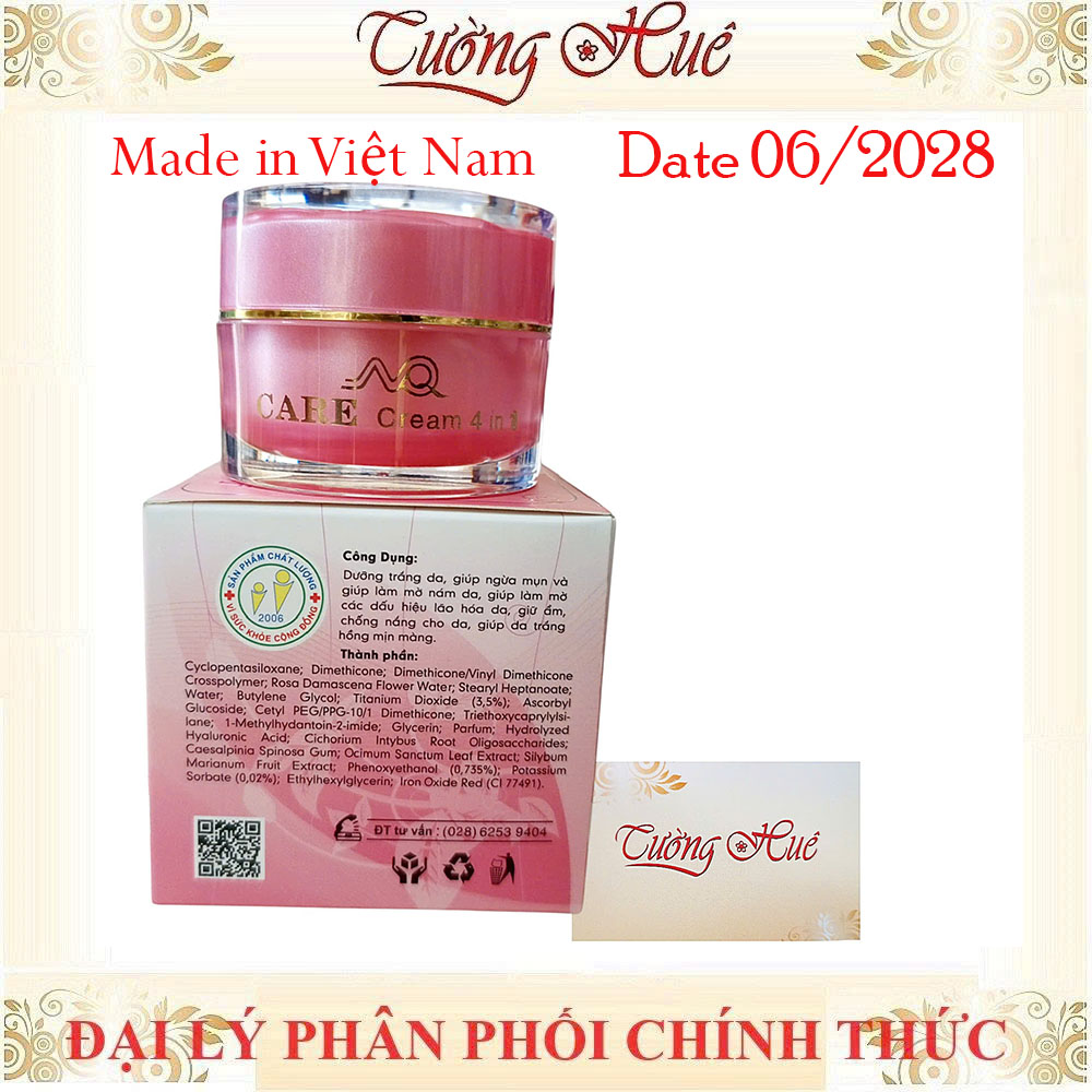 Kem Hoa Hồng Nguyễn Quách Care 4 In 1 - 12g - Hồng