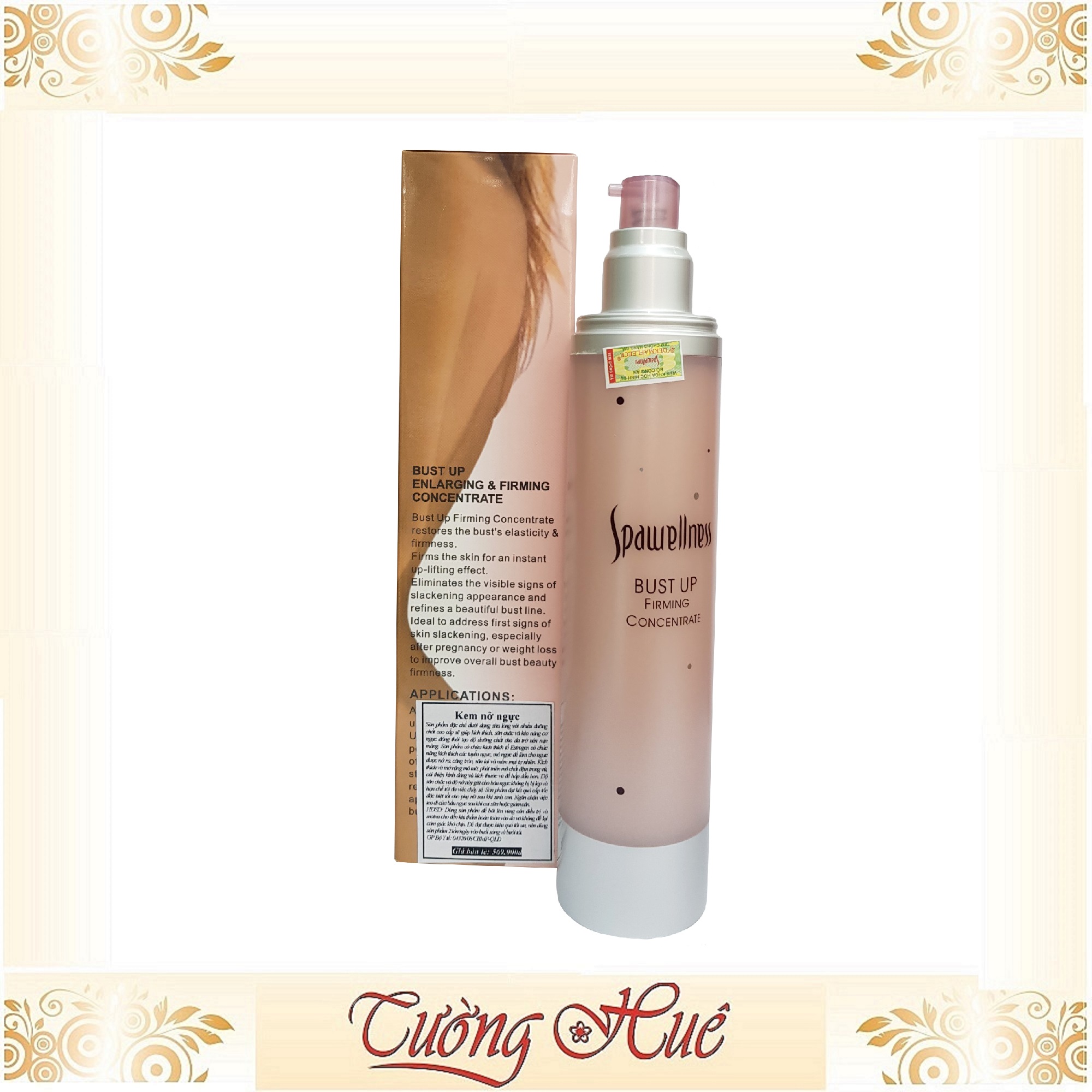 Kem nở ngực Spawellness Bust Up Enlarging & Firming Concentrate - 120ml