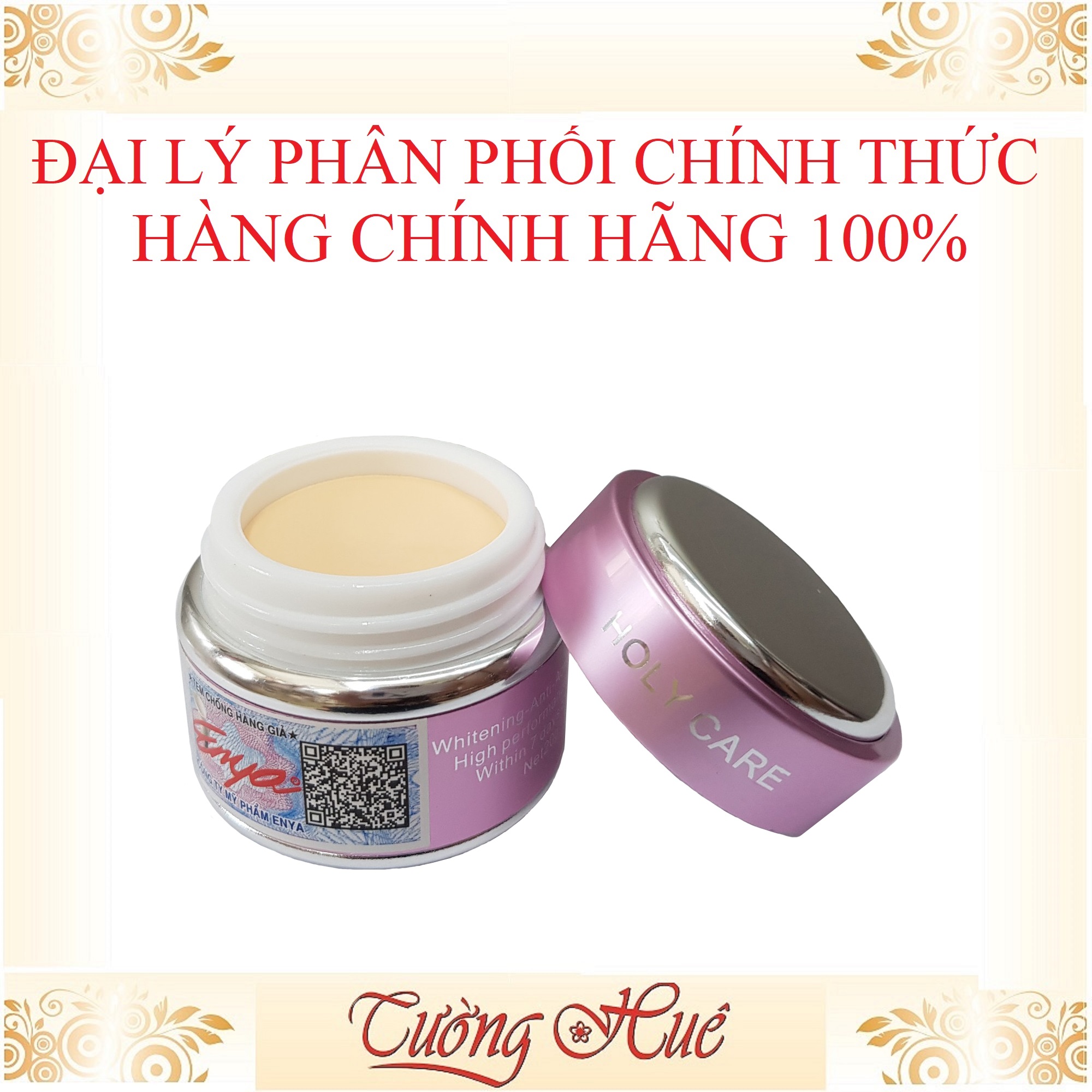 Kem Holy Care Dưỡng Trắng Da Ngừa Mụn - 20g - Hồng