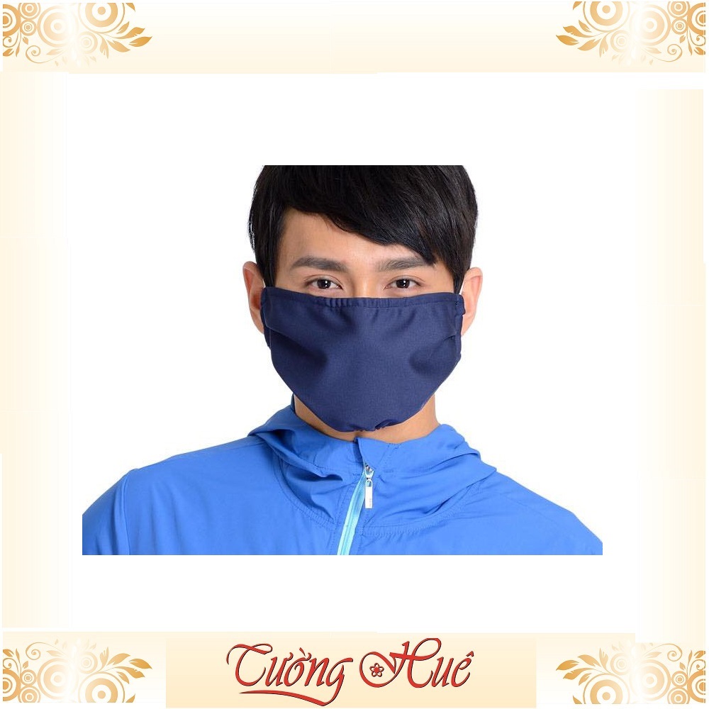 Khẩu trang vải UVCUT Nhật chống tia UV 96% MÀU NGẪU NHIÊN.