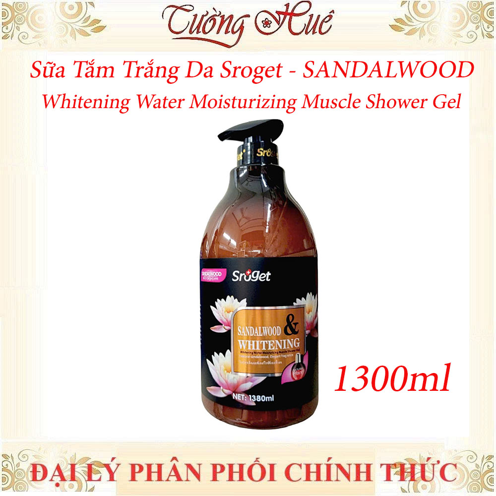 Sữa Tắm Trắng Da Sroget Nhiều Mùi - 1300ml