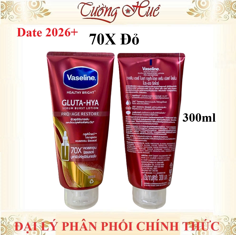 Sữa Dưỡng Thể Vaseline Chống Nắng Hàng Thái 4x / 10x / 50x / 70x - 290ml / 300ml (Có Lựa Chọn)