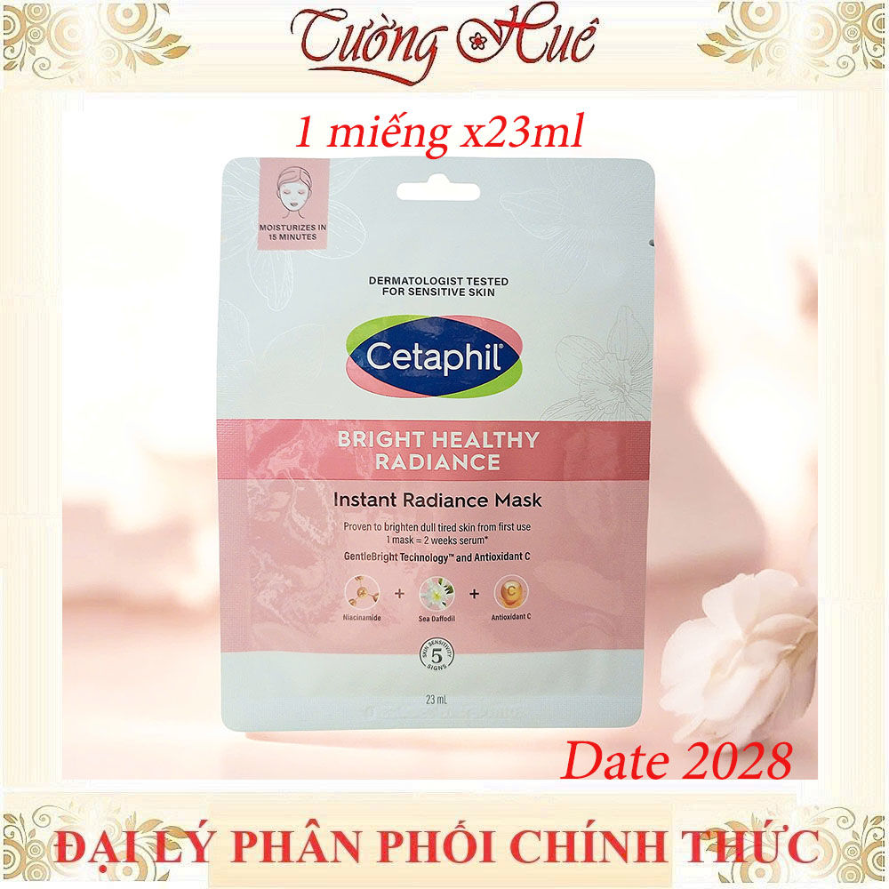 Mặt Nạ Dưỡng Sáng Da Và Cấp Ẩm Cetaphil Bright Healthy Radiance Instant Radiance Mask 23ml