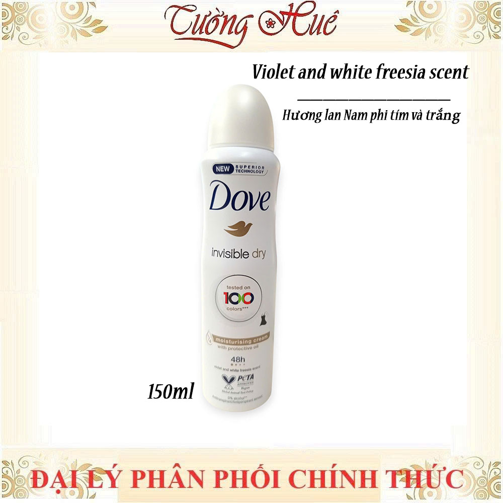 Xịt Khử Mùi Dove Nữ Anti Perspirant Nhiều Mùi 150ml (Có Lựa Chọn)