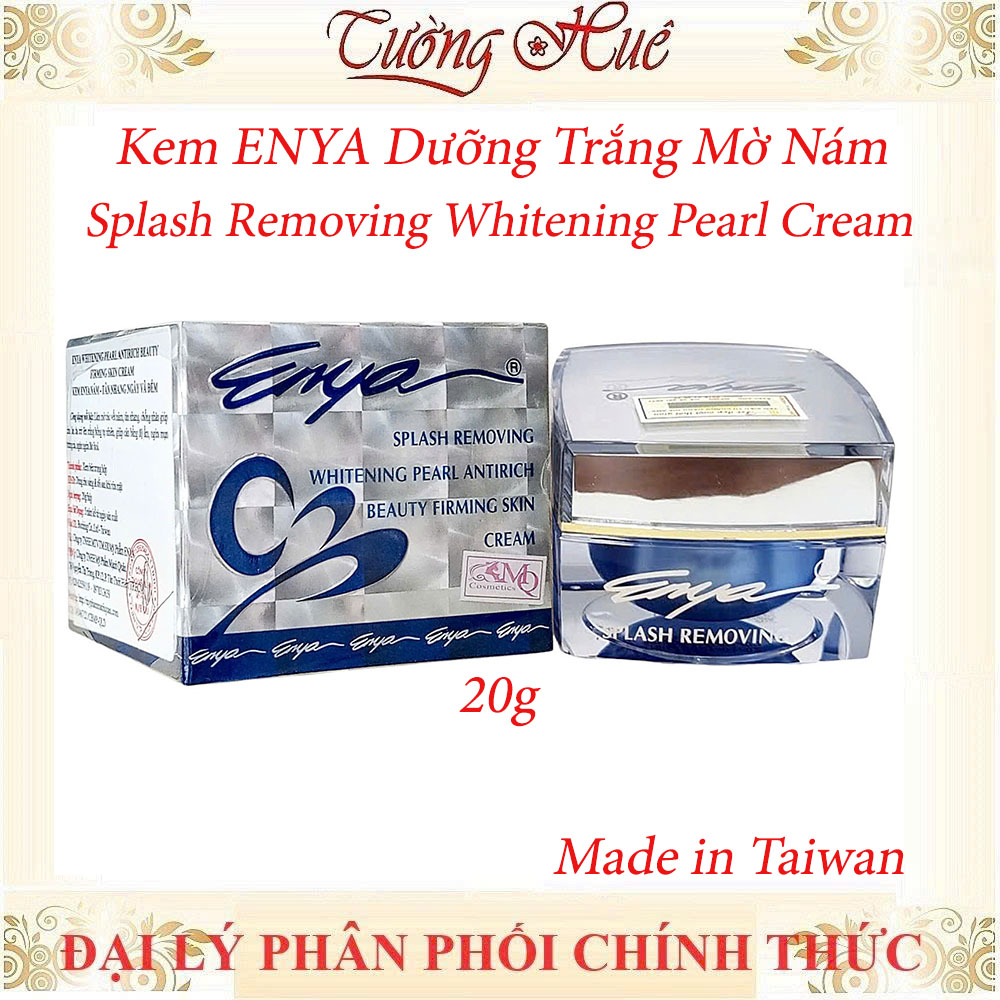 Kem ENYA Dưỡng Trắng Mờ Nám Splash Removing Whitening Pearl Cream - 20g (Enya Nám Xanh)