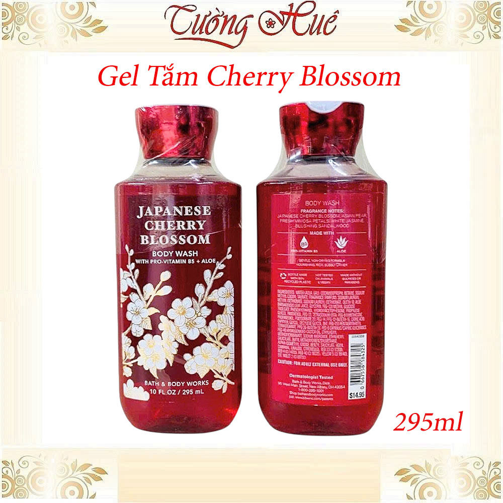 Tắm Dưỡng Xịt Thơm Bath & Body Works Japanese Cherry Blossom (Có Lựa Chọn)