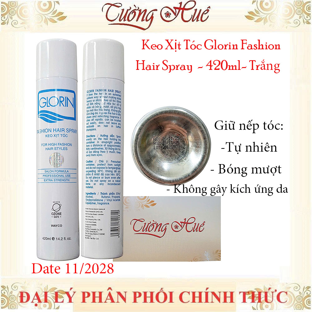 Keo Xịt Tóc Glorin Fashion Hair Spray - 420ml ( Có sự lựa chọn )