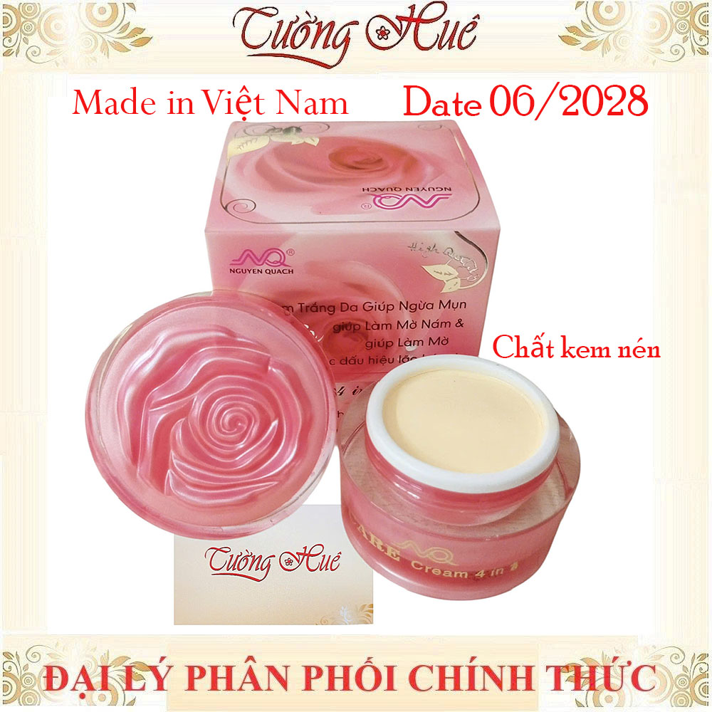 Kem Hoa Hồng Nguyễn Quách Care 4 In 1 - 12g - Hồng