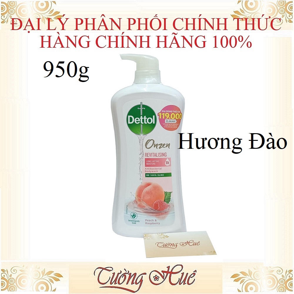 Sữa Tắm Dettol Kháng Khuẩn Nhiều Mùi - 950g