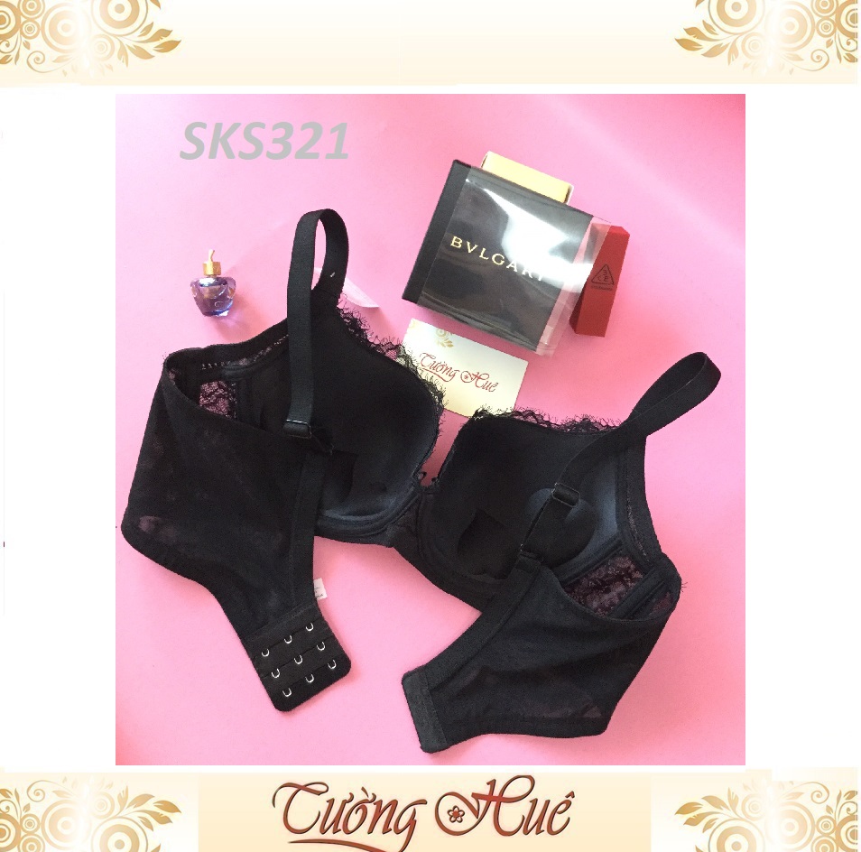 Áo lót nữ Darlin SKS 321 Có Gọng Mút Mỏng Ren Lưng Bảng To.