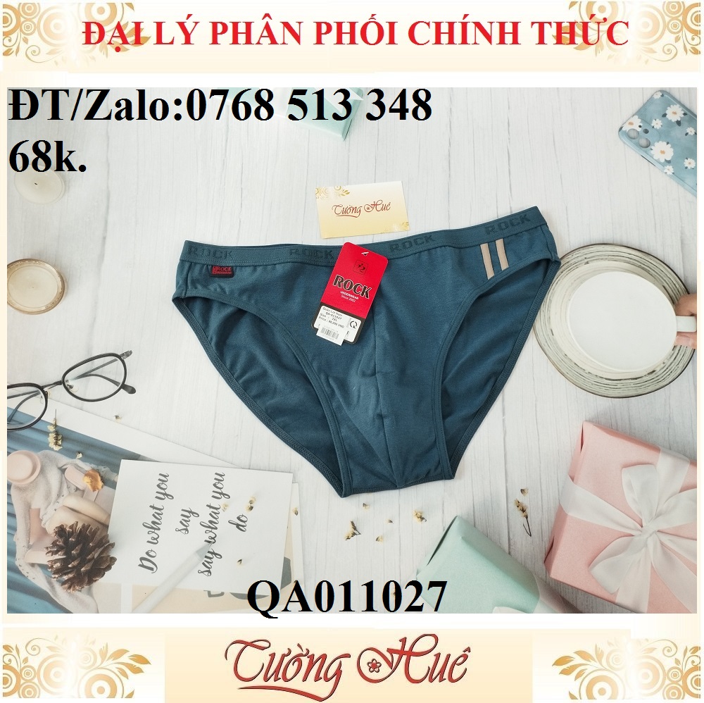 Quần lót nam Rock QA 011027 thun co giản phối sọc bên hông CỠ LỚN.