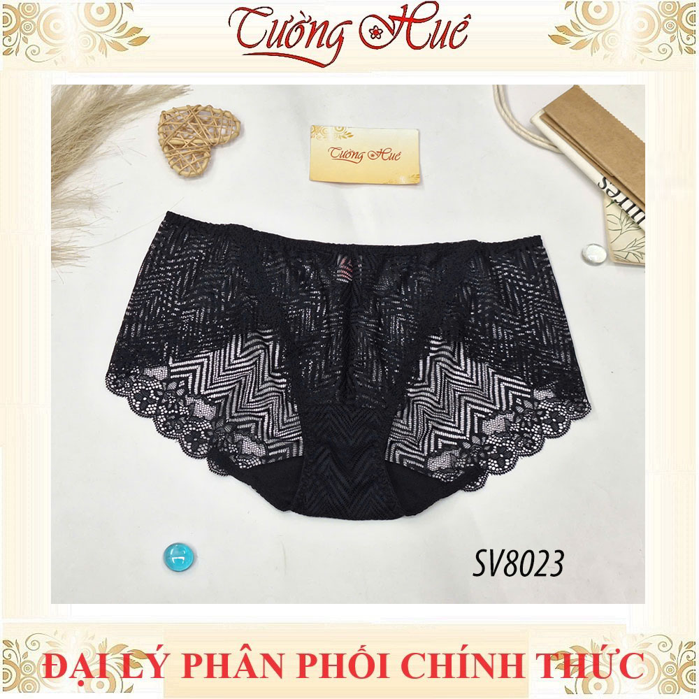 Quần lót nữ Bon Bon phối ren bảng lưng vừa SV8023 mềm mại tôn dáng
