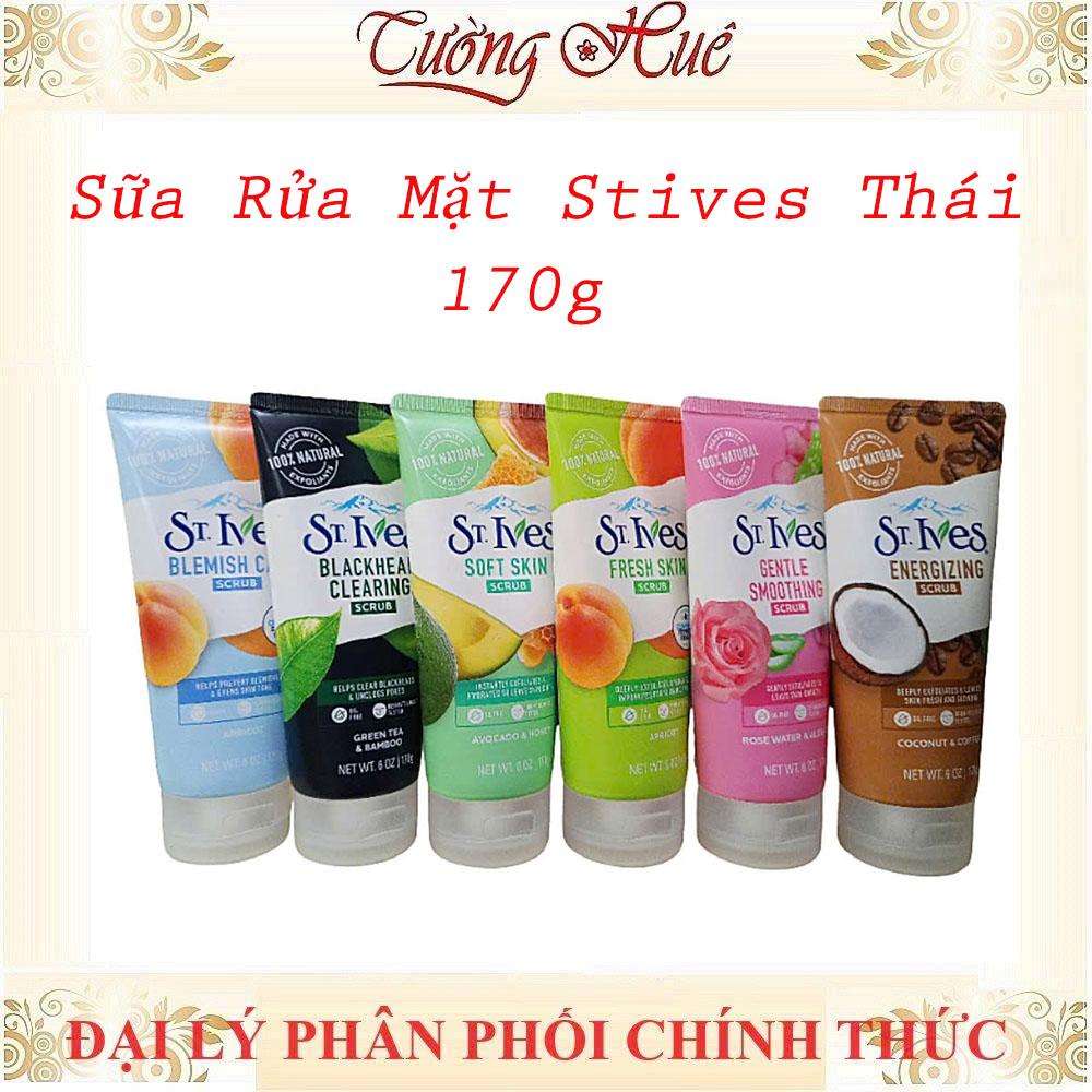 Rửa Mặt Tẩy Da Chết St. Ives 170g - Hàng Thái - Có Lựa Chọn