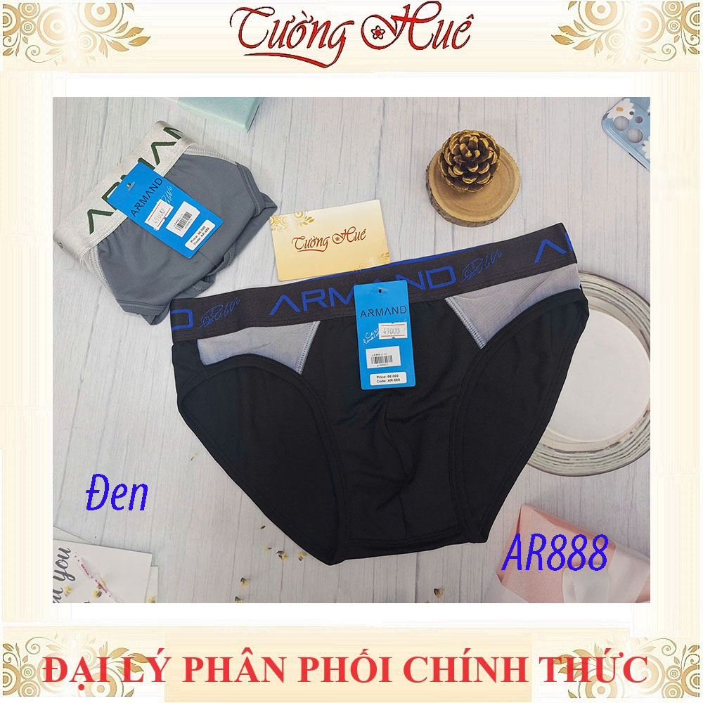Quần lót nam Armand AR888 thun lạnh lưng bảng to, phối lưới.