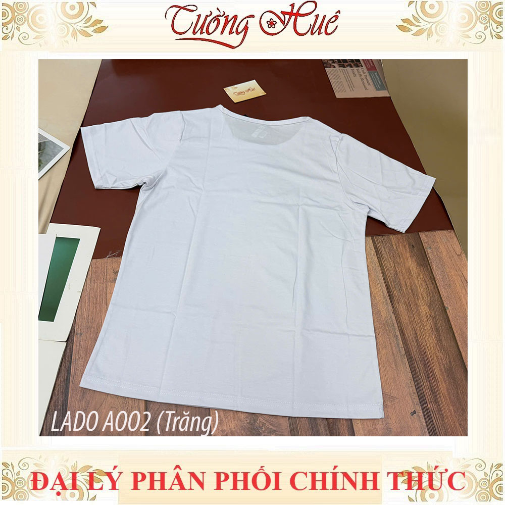 ÁO THUN NAM LADO A002 COTTON MẶC THOẢI MÁI