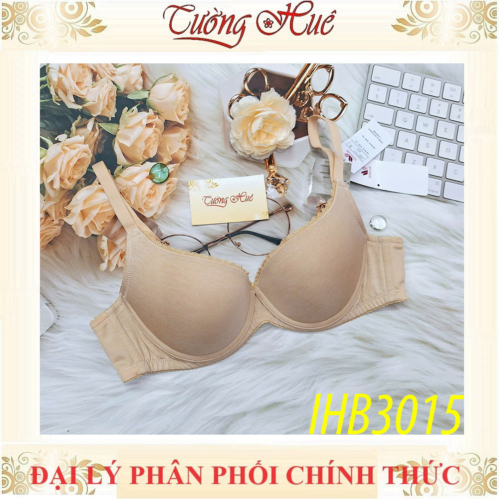 Áo Lót Nữ Wacoal IHB3015 Có Gọng Nâng Vừa Cúp 3/4 Mút Đúc Mỏng
