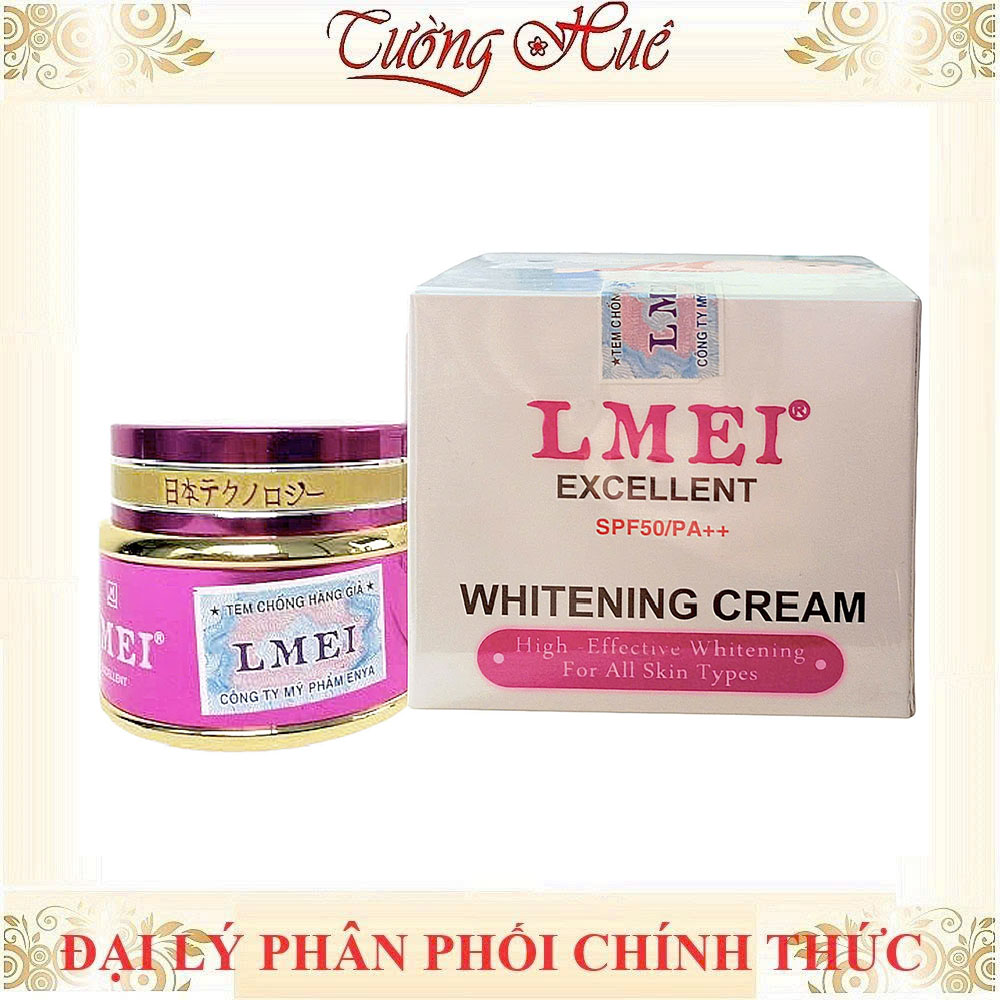 Kem Dưỡng Trắng Cao Cấp Lmei Excellent SPF50/PA++ High-Effactive Whitening For All Skin Types - 20g