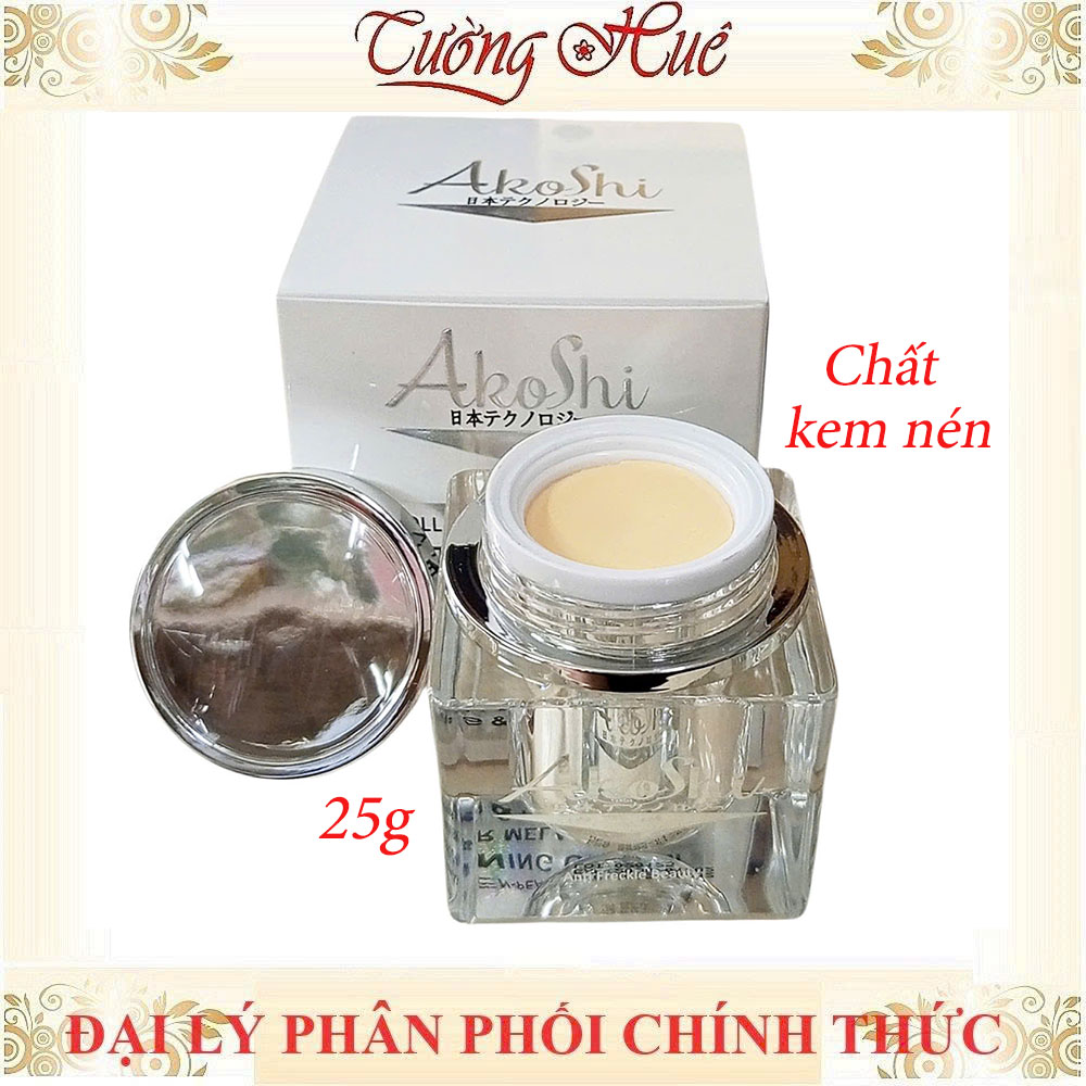 Kem Akoshi Dưỡng Trắng Da Làm Mờ Nám, Tàn Nhang, Ngăn Ngừa Lão Hóa - 25g (Bạc)