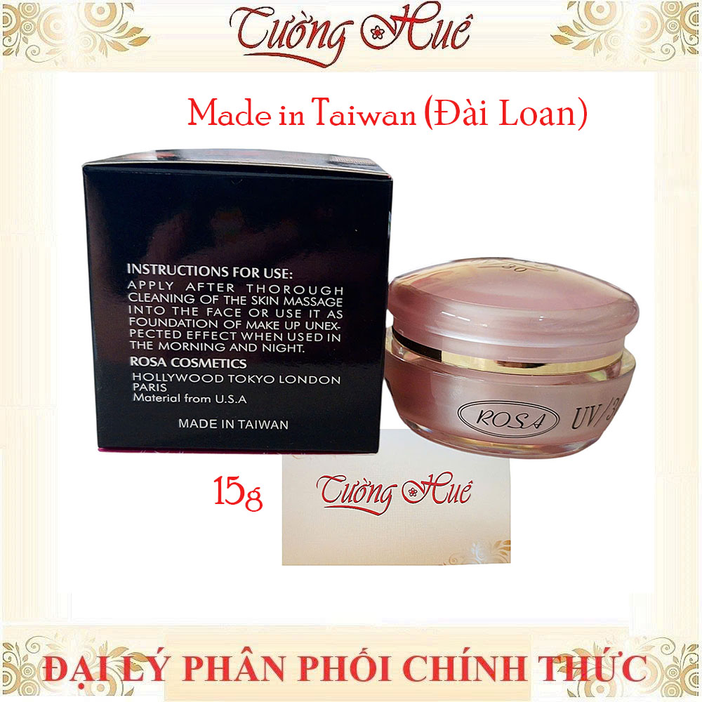 Kem Rosa Hoa Hồng Đen Dưỡng Trắng Da Ban Ngày UV/30 Day Cream - 15g.