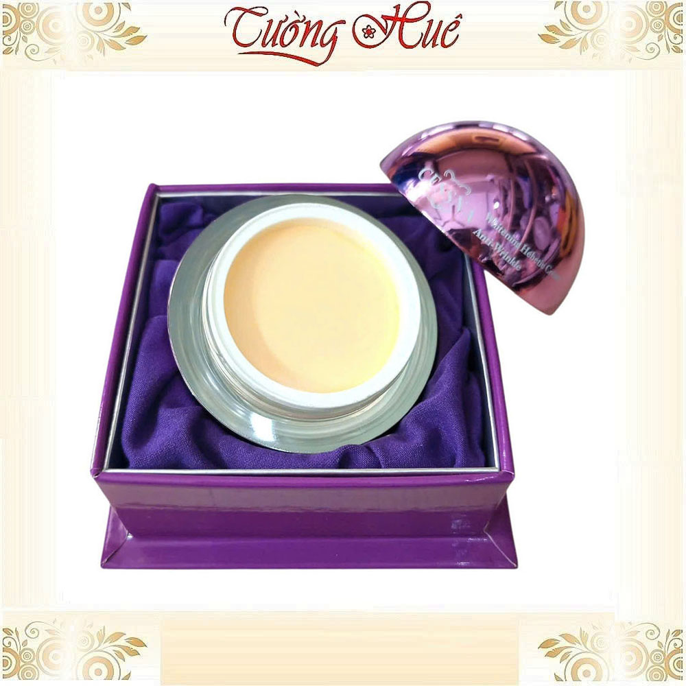 Kem trắng da, giữ ẩm, chống nhăn Cessna Whitening Hebetic Cream All Skin Type - Tím - 30g