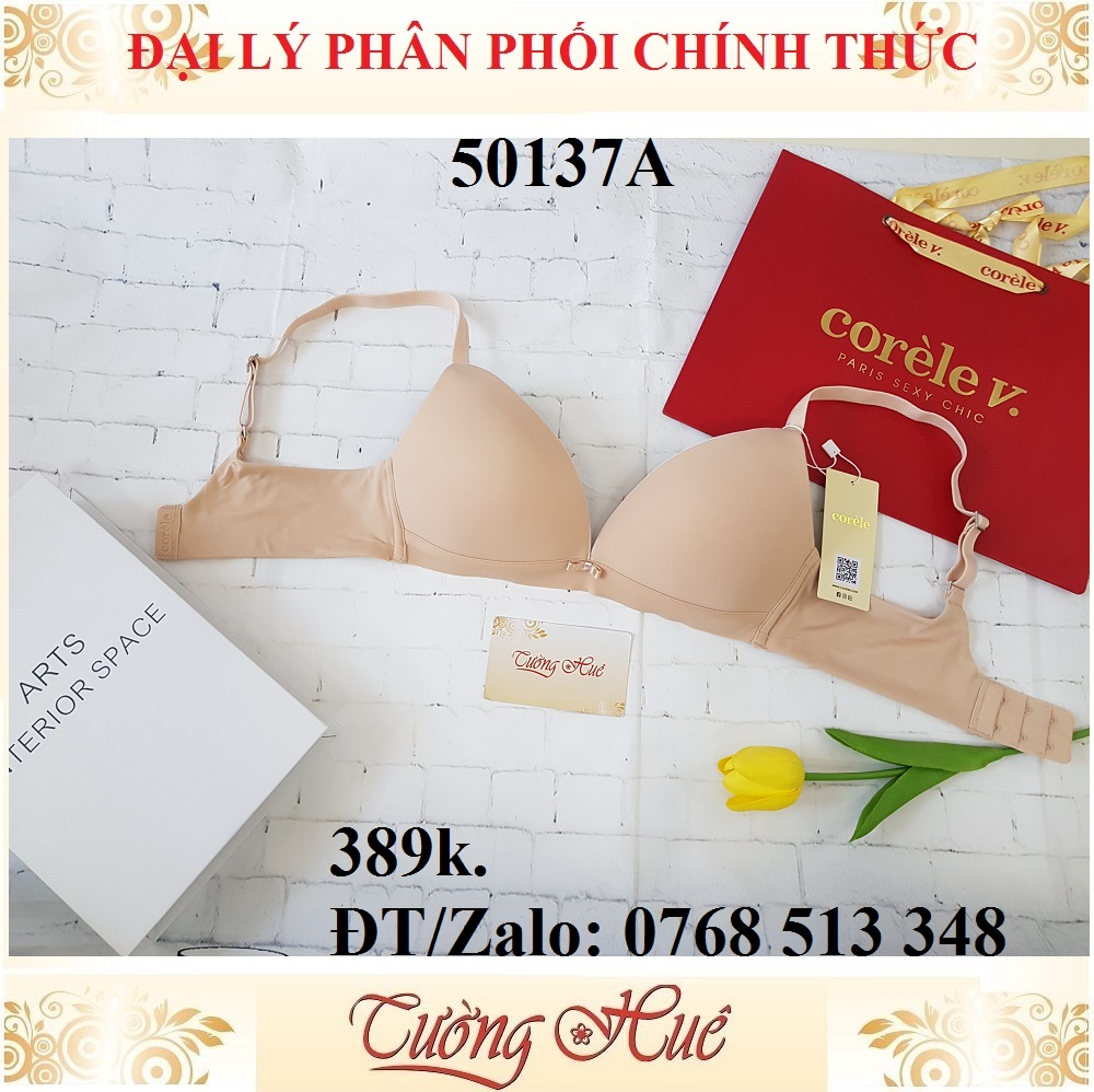 Áo lót nữ Marguerite-Paris 50137A cúp tam giác trơn không gọng lưng to vừa.