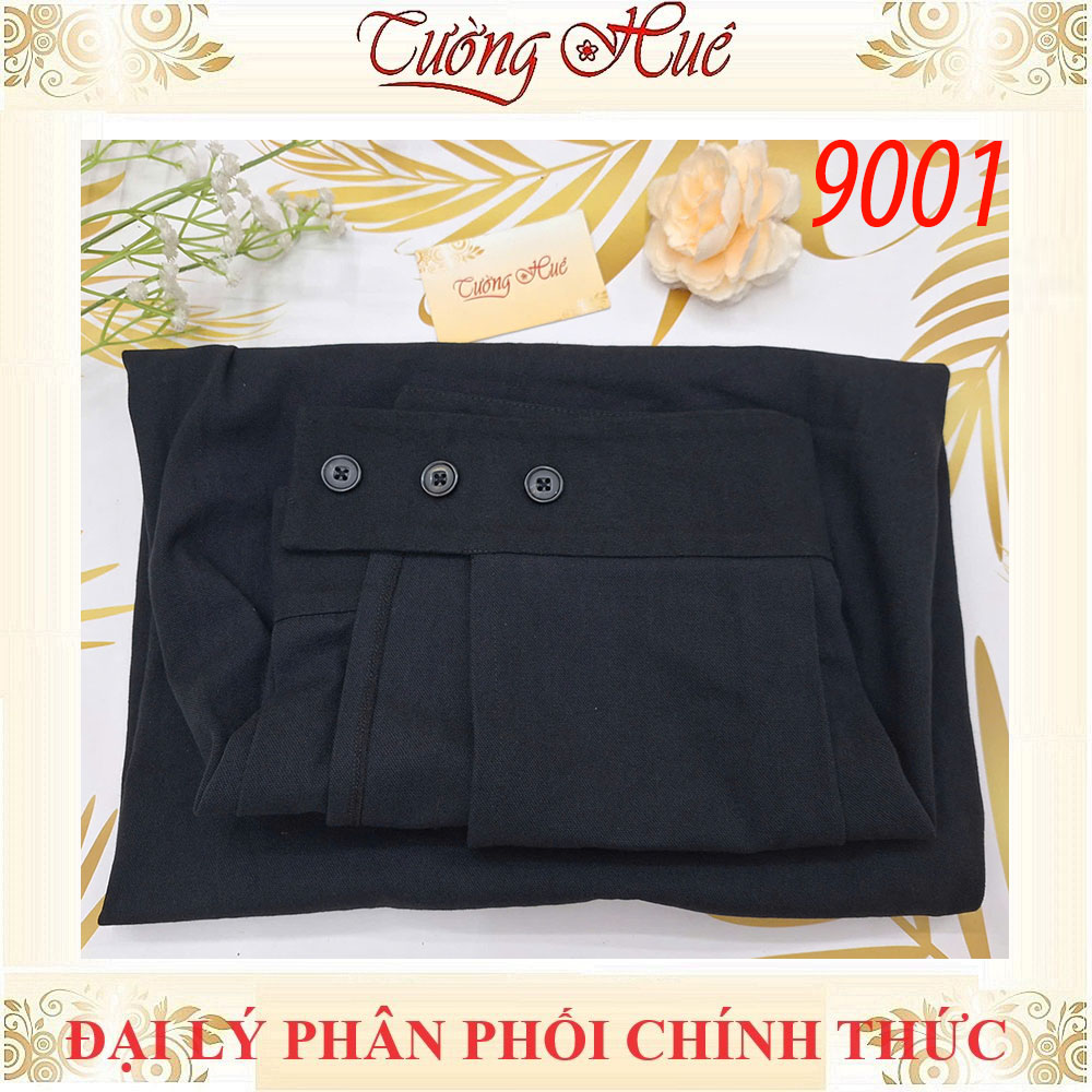 Váy chống nắng annie cotton màu đen thời trang form rộng dễ mặc siêu bền