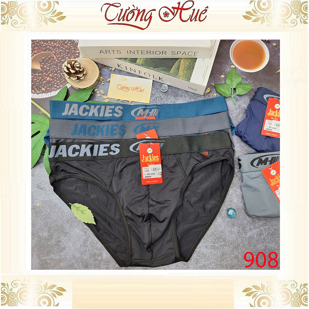 Quần Lót Nam JAKIES 908 Bản Lưng Vừa Ôm Body Thun Lạnh Co Dãn