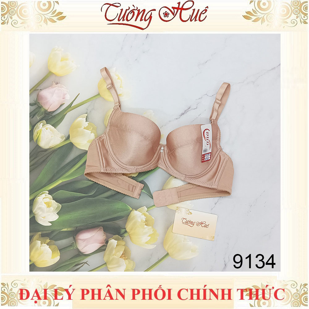 Áo lót nữ SANA 9134 Màu Trơn Có Gọng Không Mút Bảng Lưng Vừa.