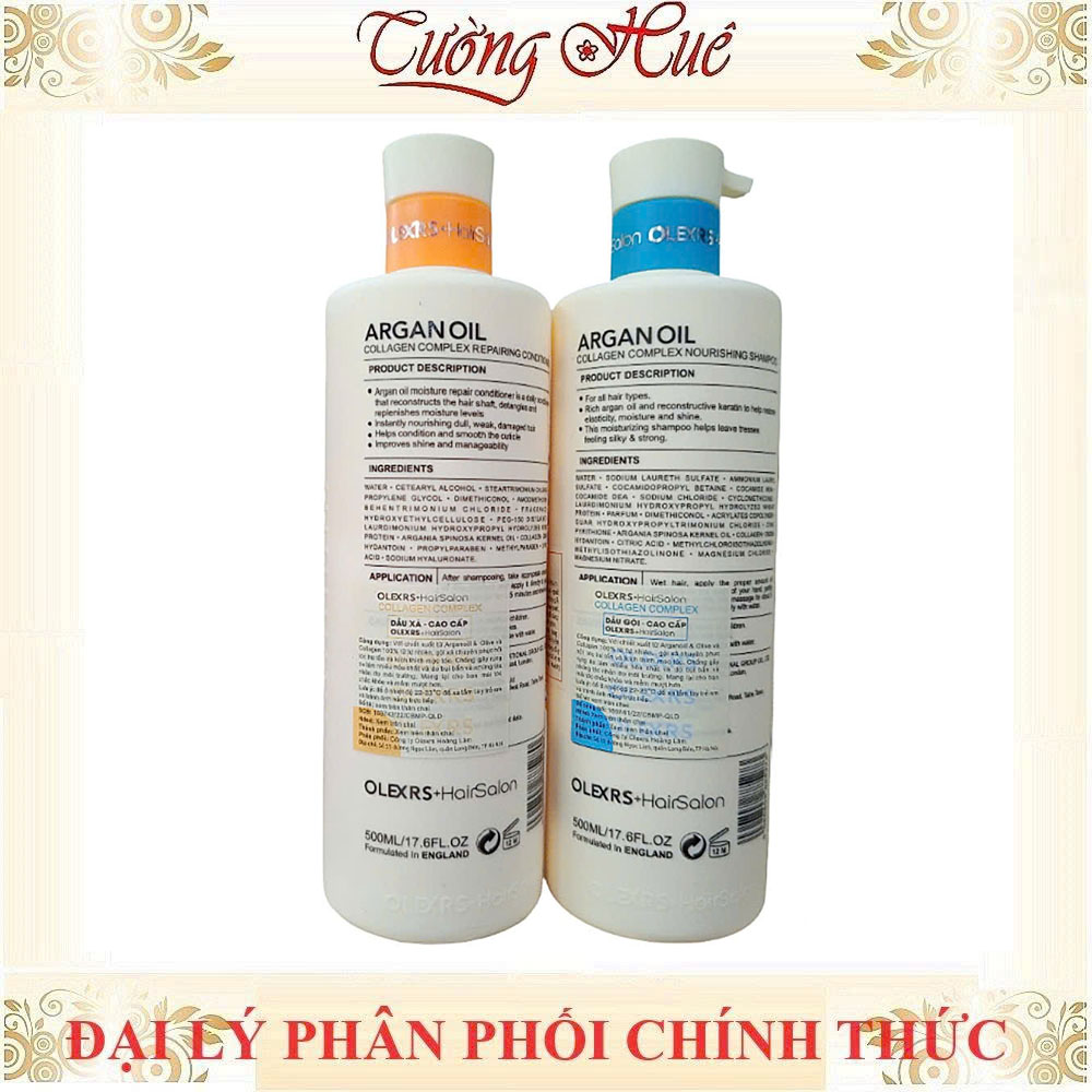 Bộ Gội Xả Olexrs+ HairSalon Pure 100% Argan Oil ( Có Lựa Chọn )
