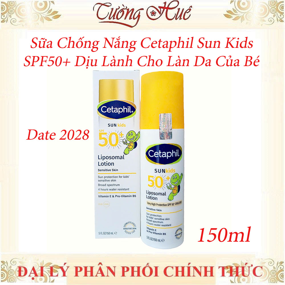 Sữa Chống Nắng Cetaphil Sun Kids SPF50+ Dịu Lành Cho Làn Da Của Bé - 150ml