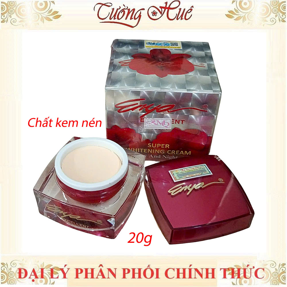 Kem ENYA Dưỡng Trắng Da Excellent Whitening Day & Night Cream - 20g (Enya Lan đỏ)