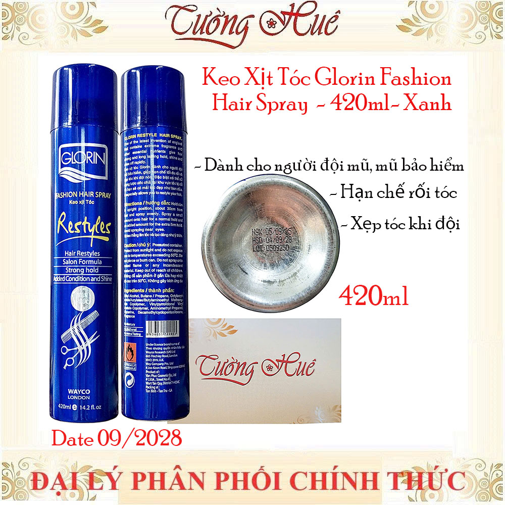 Keo Xịt Tóc Glorin Fashion Hair Spray - 420ml ( Có sự lựa chọn )