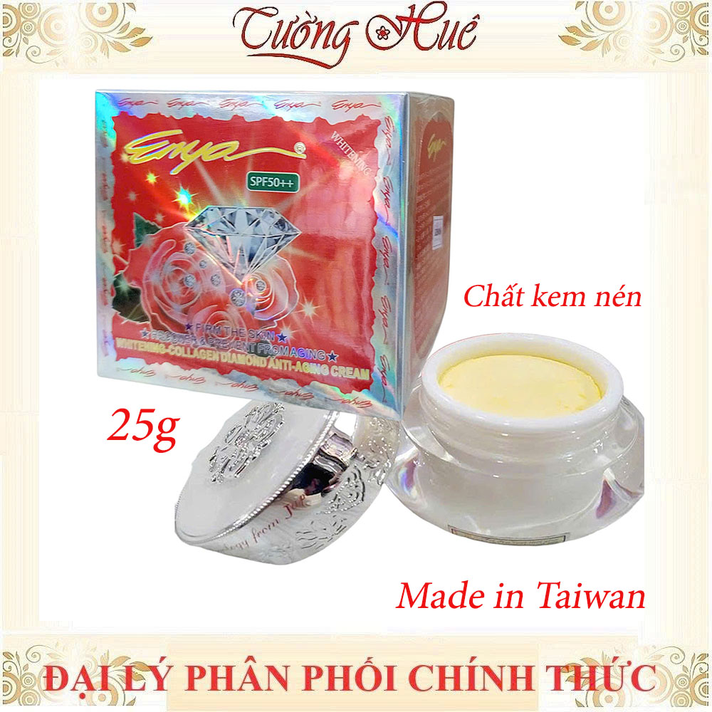 Kem Dưỡng Trắng Da Chống Lão Hóa Cao Cấp ENYA Collagen Kim Cương - 25g.