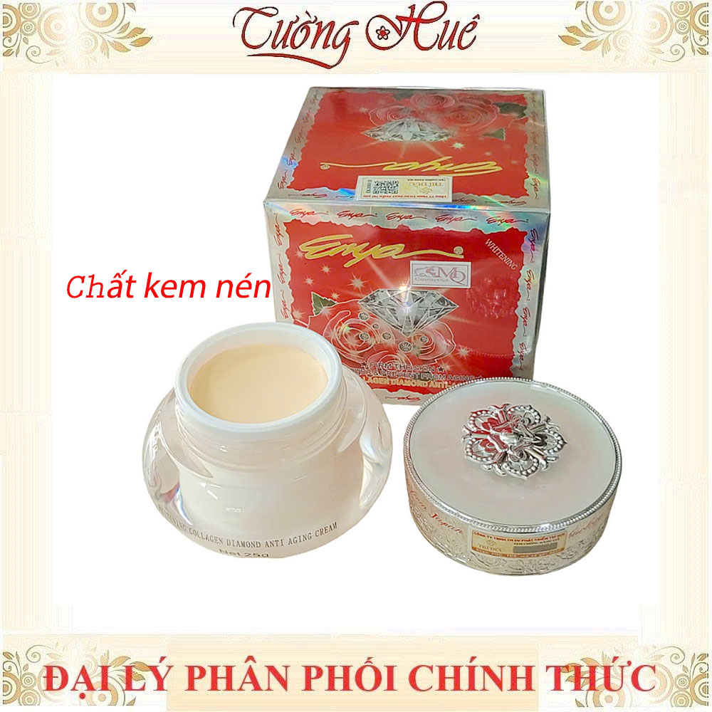 Kem Dưỡng Trắng Da Chống Lão Hóa Cao Cấp ENYA Collagen Kim Cương - 25g.