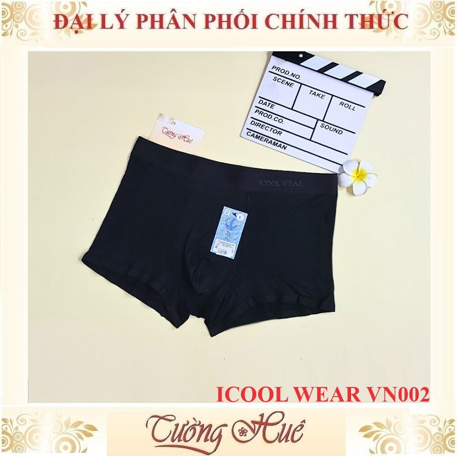 Quần Lót Nam Boxer ICOOL WEAR VN002 Lưng Bảng Vừa Mềm Mịn Co Giãn Tốt Thấm Hút Và Kháng Khuẩn Tốt