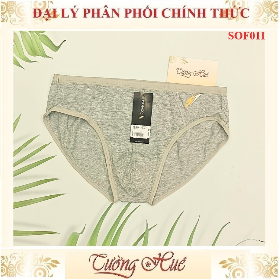 Quần Lót Tam Giác Nam Sovitex SOF011 Lưng Bảng Nhỏ Co Giãn Thông Thoáng Thoáng Khí