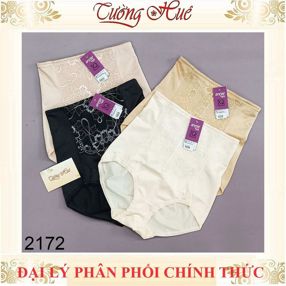 Quần ôm bụng annie QE2172 Trơn Phối Ren