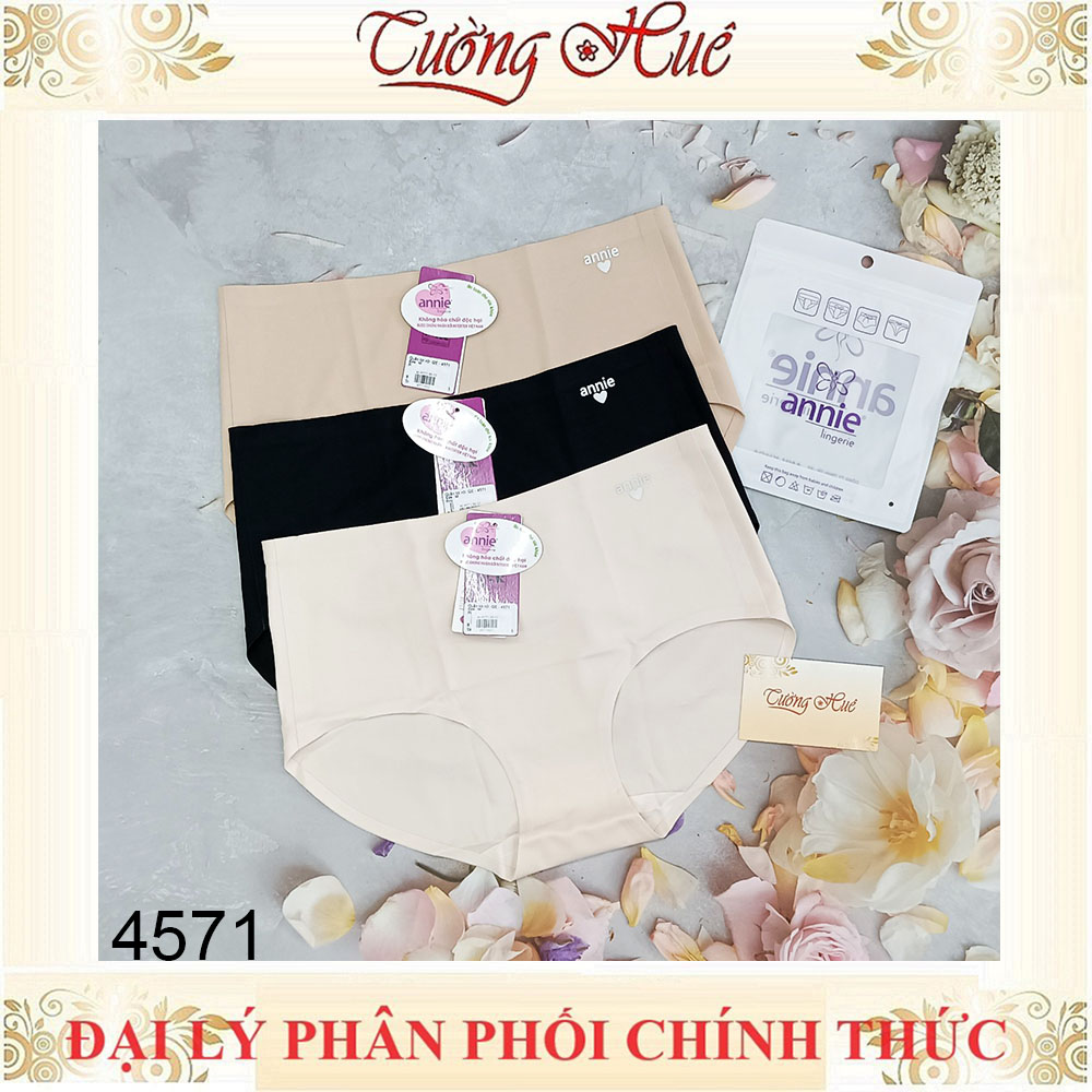 Quần lót nữ annie 4571 Su Đúc Trơn Lưng Cao Không Đường May